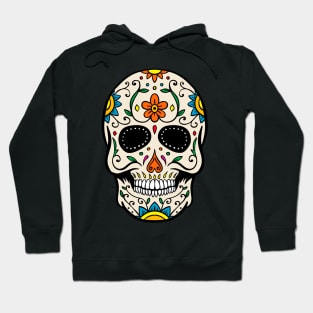 colorful sugarskull Hoodie